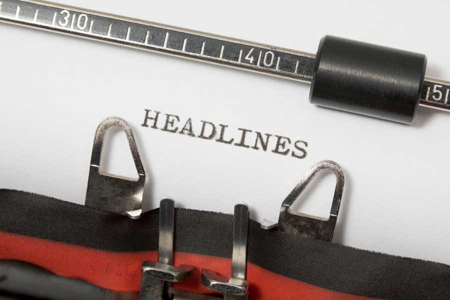 picture of copywriting headlines