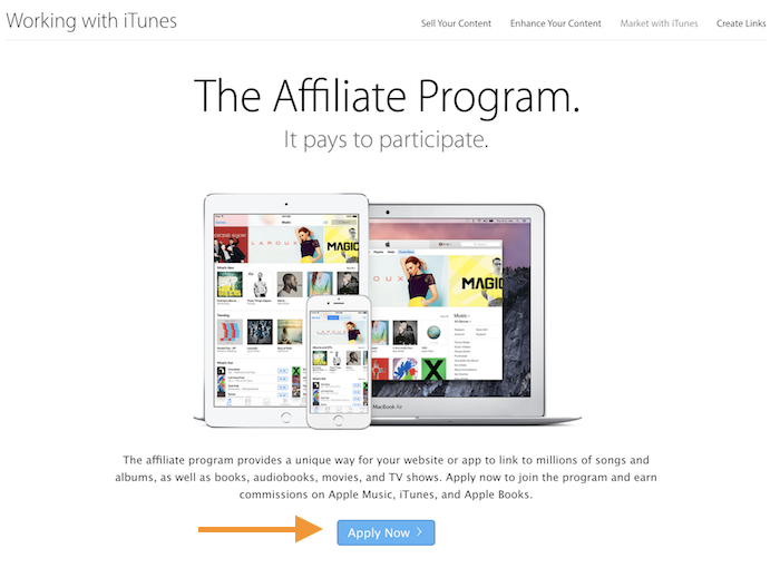 iTunes affiliate program