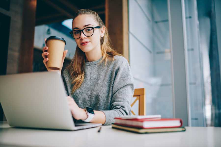 women working at a desk