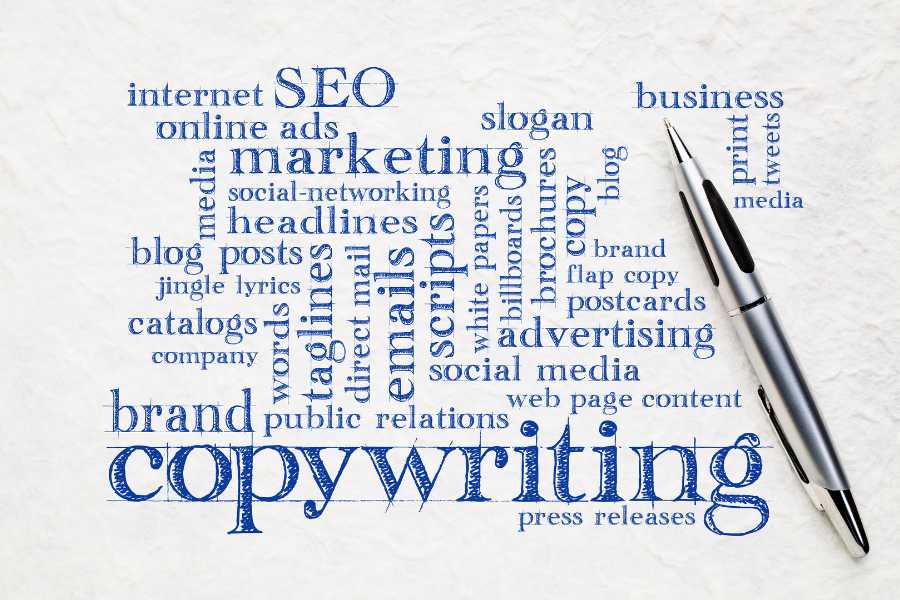 common types of copywriting list