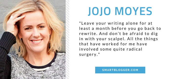 Jojo Moyes - Writing Tips