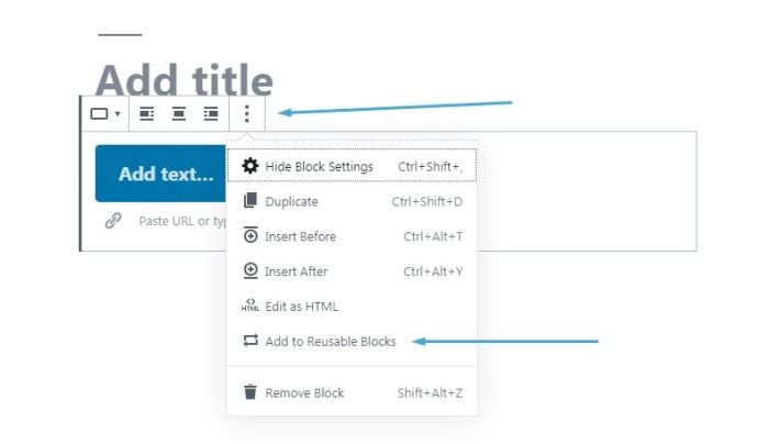 039 wordpress block editor reusable blocks 1