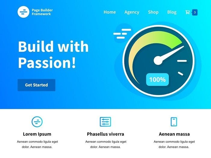 page builder framework